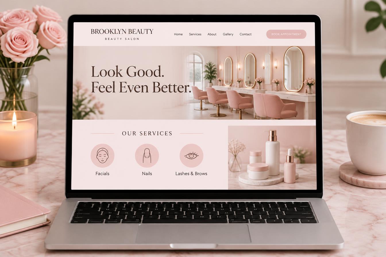 Brooklyn Beauty Concept website concept